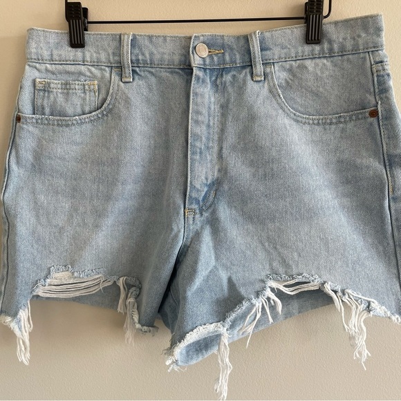 Cello Pants - Cello Women's Distressed Cut Off Denim Shorts Size Large